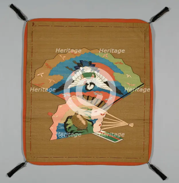 Fukusa (Gift Cover), Japan, late Edo period (1789-1868)/ Meiji period (1868-1912), 19th century. Creator: Unknown.