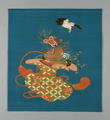 Fukusa (Gift Cover), Japan, late Edo period (1789-1868)/ Meiji period (1868-1912), 19th century. Creator: Unknown
