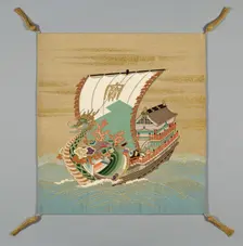 Fukusa (Gift Cover), Japan, late Edo period (1789-1868)/ Meiji period (1868-1912), 19th century. Creator: Unknown