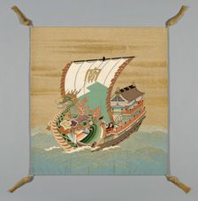 Fukusa (Gift Cover), Japan, late Edo period (1789-1868)/ Meiji period (1868-1912), 19th century. Creator: Unknown