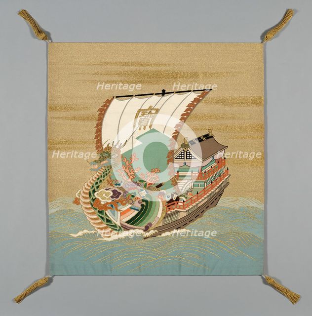 Fukusa (Gift Cover), Japan, late Edo period (1789-1868)/ Meiji period (1868-1912), 19th century. Creator: Unknown.