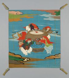 Fukusa (Gift Cover), Japan, late Edo period (1789-1868)/ Meiji period (1868-1912), 19th century. Creator: Unknown