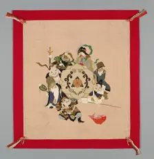 Fukusa (Gift Cover), Japan, late Edo period (1789-1868)/ Meiji period (1868-1912), 19th century. Creator: Unknown