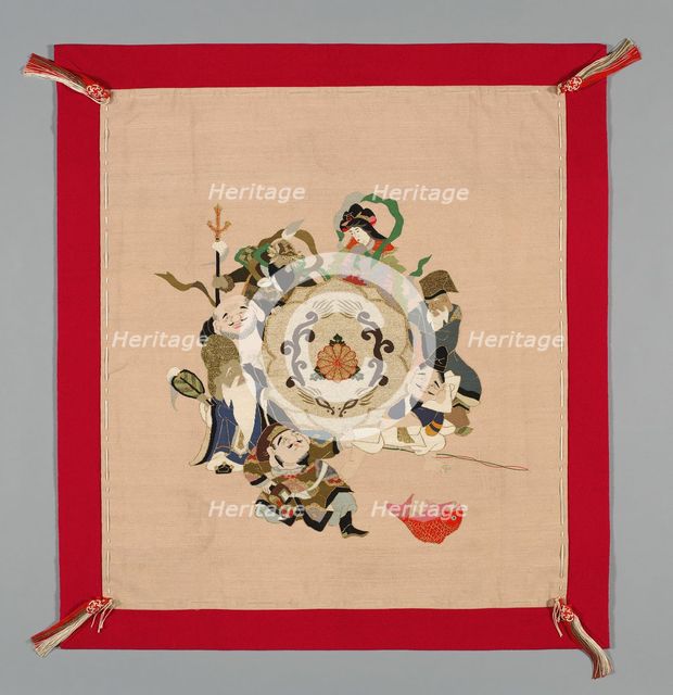 Fukusa (Gift Cover), Japan, late Edo period (1789-1868)/ Meiji period (1868-1912), 19th century. Creator: Unknown.