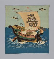 Fukusa (Gift Cover), Japan, Meiji period (1868-1912), 1875/1900. Creator: Unknown