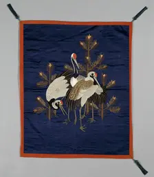 Fukusa (Gift Cover), Japan, Meiji period (1868-1912), late 19th century. Creator: Unknown