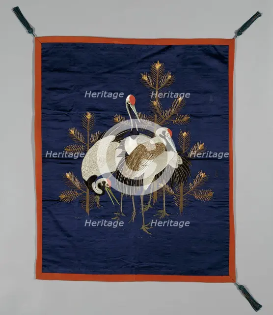 Fukusa (Gift Cover), Japan, Meiji period (1868-1912), late 19th century. Creator: Unknown.