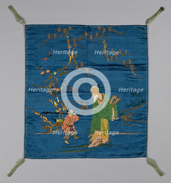 Fukusa (Gift Cover), Japan, Meiji period (1868-1912), late 19th century. Creator: Unknown.