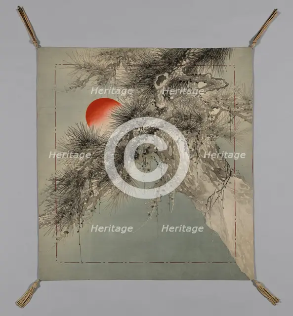 Fukusa (Gift Cover), Japan, Mid-Meiji period (1868-1912), c. 1895. Creator: Unknown.