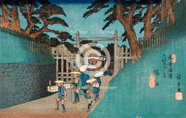 Fukushima, Station 38, c1838. Creator: Ando Hiroshige.