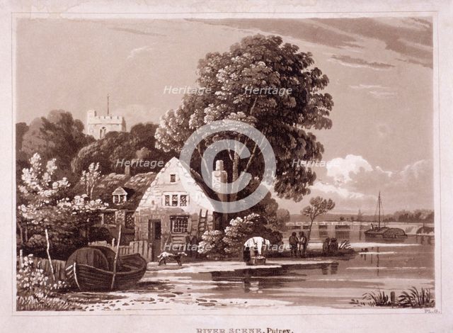 Fulham, London, c1820. Artist: Anon