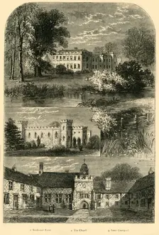 Fulham Palace in 1798 (c1878). Creator: Unknown