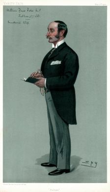 Fulham William Hayes Fisher, British politician, 1900.Artist: Spy