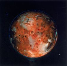 Full view of Io, one of the moons of Jupiter, 1979. Creator: Unknown