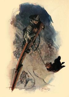 "Full Width of the Street Swung The Pendent Figure", 1910. Creator: W. R. S. Stott