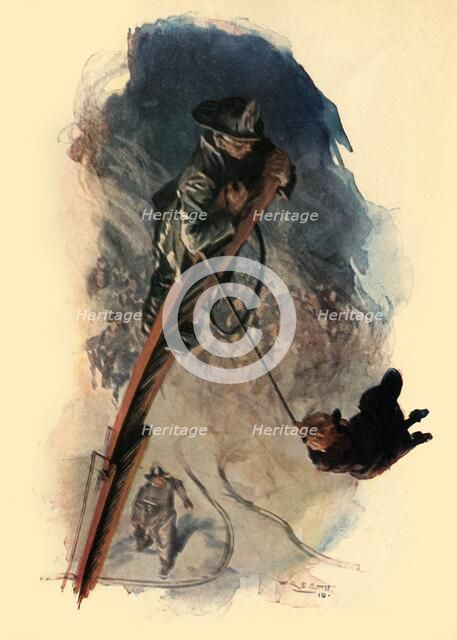 "Full Width of the Street Swung The Pendent Figure", 1910. Creator: W. R. S. Stott.