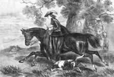 "Full Cry", by F. Tayler, from the winter exhibition, No. 7, Haymarket, 1868. Creator: W Thomas