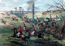 Full Cry, Fox Hunting 19th century