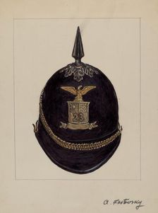 Full Dress Helmet, c. 1936. Creator: Aaron Fastovsky