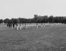 Full dress parade inspection, West Point, N.Y., c.between 1910 and 1920. Creator: Unknown