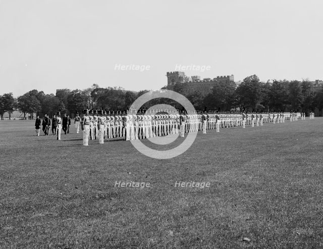 Full dress parade inspection, West Point, N.Y., c.between 1910 and 1920. Creator: Unknown.