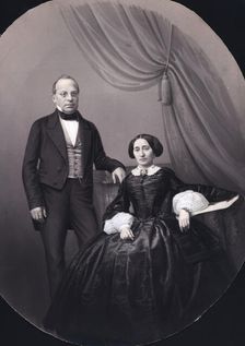 Full-length cabinet portrait, 1860-1865. Creator: Unknown