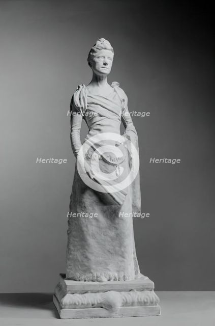 Full-Length Figure of Mrs. Thomas Eakins, 1894. Creator: Samuel Murray.