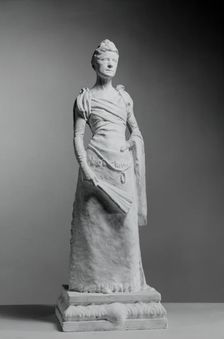 Full-Length Figure of Mrs. Thomas Eakins, 1894. Creator: Samuel Murray