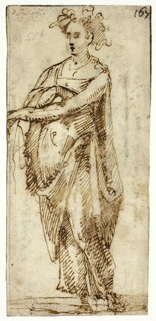 Full-Length Figure of a Woman, n.d. Creator: Unknown
