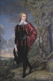 Full-length portrait of Henry-Philip Hope, 1802. Creator: Henry Bone