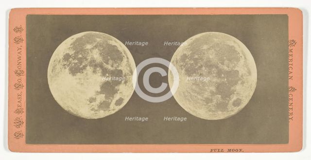 Full Moon, mid-19th century. Creator: N.W. Pease.