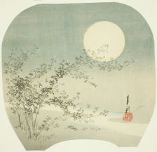 Full Moon and Autumn Flowers by the Stream, c. 1895. Creator: Ogata Gekko