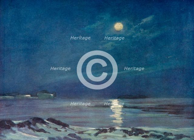 'Full Moon in the Winter', c1908, (1909). Artist: George Marston.