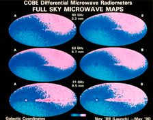 Full sky microwave maps, 1990. Creator: Unknown