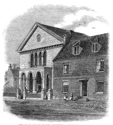 Fuller (Baptist) Chapel, Kettering, Northamptonshire, 1861. Creator: Unknown