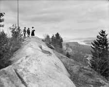 Fulton Chain, looking east from Bald Mountain, Adirondack Mts., N.Y., between 1900 and 1905. Creator: Unknown