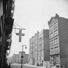 Fulton fish market. New York City, New York, New York, 1943. Creator: Gordon Parks