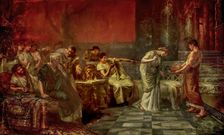 Fulvia and Mark Antony, or Fulvia's Revenge, 1888. Creator: Francisco Maura y Montaner