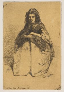 Fumette, 1858. Creator: James Abbott McNeill Whistler