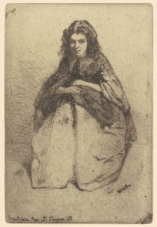 Fumette, 1858. Creator: James Abbott McNeill Whistler