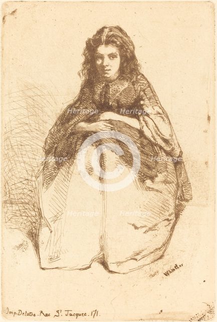 Fumette, 1858. Creator: James Abbott McNeill Whistler.