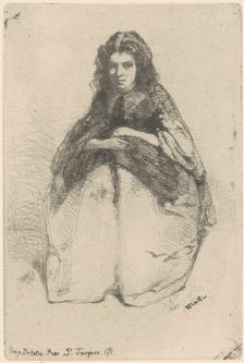Fumette, 1858. Creator: James Abbott McNeill Whistler
