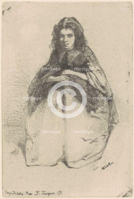 Fumette, 1858. Creator: James Abbott McNeill Whistler.