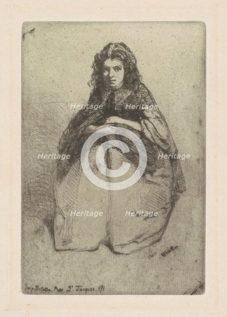 Fumette, 1858. Creator: James Abbott McNeill Whistler.