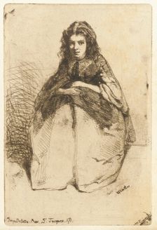 Fumette, 1858. Creator: James Abbott McNeill Whistler