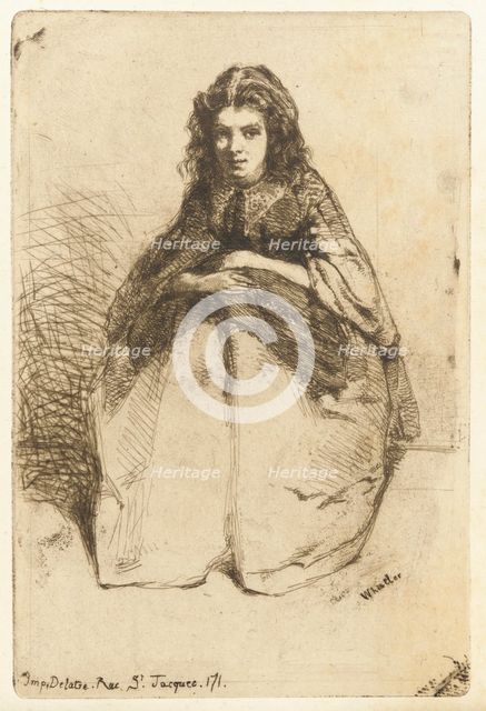 Fumette, 1858. Creator: James Abbott McNeill Whistler.