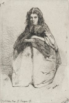 Fumette, 1858. Creator: James Abbott McNeill Whistler