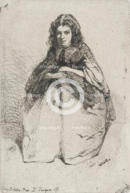 Fumette, 1858. Creator: James Abbott McNeill Whistler.
