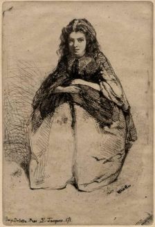 Fumette (Kennedy 13), c1857. Creator: James Abbott McNeill Whistler