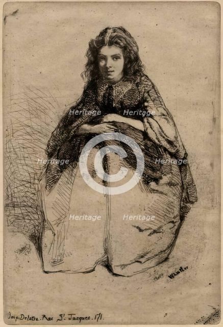 Fumette (Kennedy 13), c1857. Creator: James Abbott McNeill Whistler.